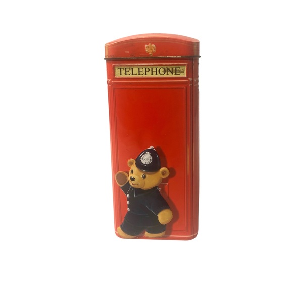 Harrods and Churchill's Telephone Kiosk Money Box Candy England Toy Kids - Picture 10 of 10